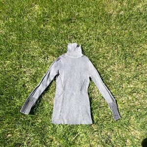 Philosophy Gray Knit Cowl Turtleneck Sweater